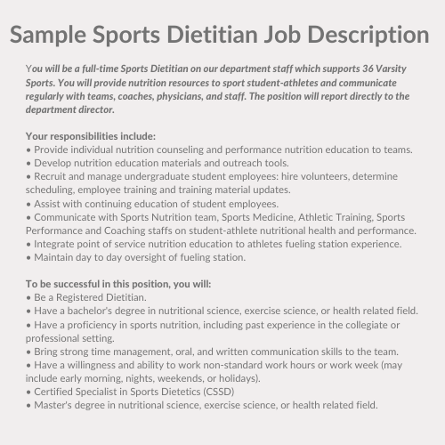 How to Become a Sports Nutritionist  