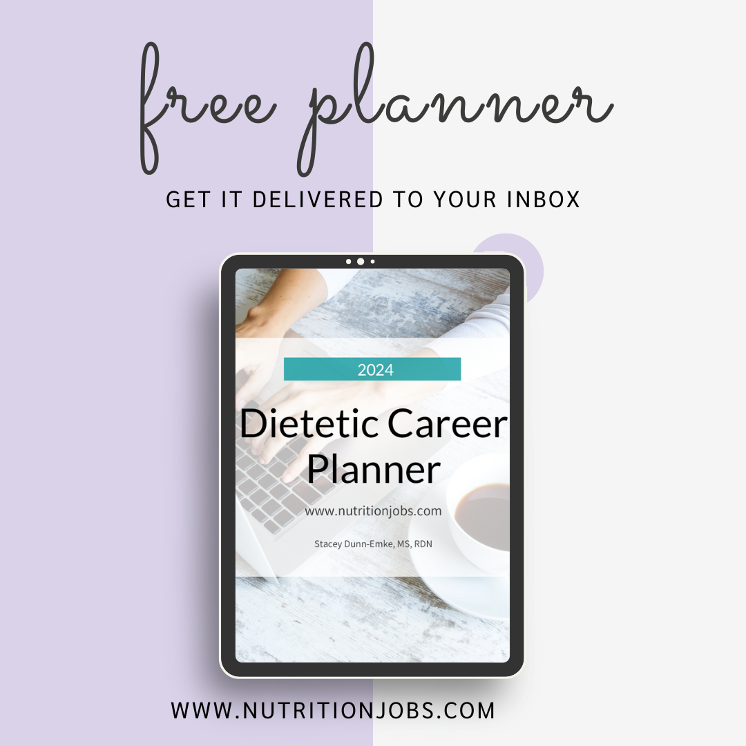 dietetic career planner